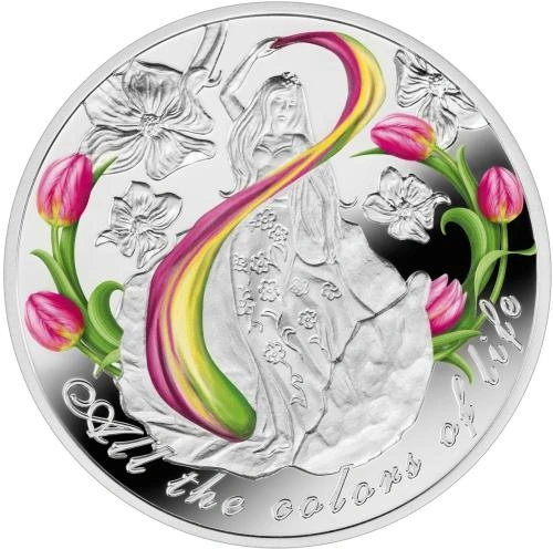 Фото Цветная монета Польш