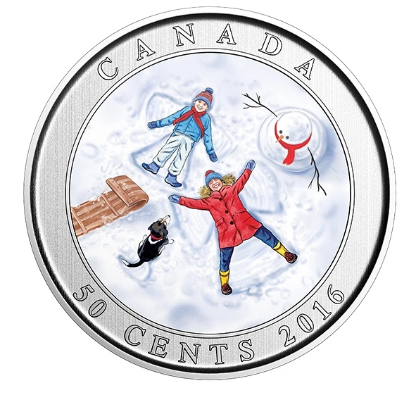 Фото Канадская 3D монета 