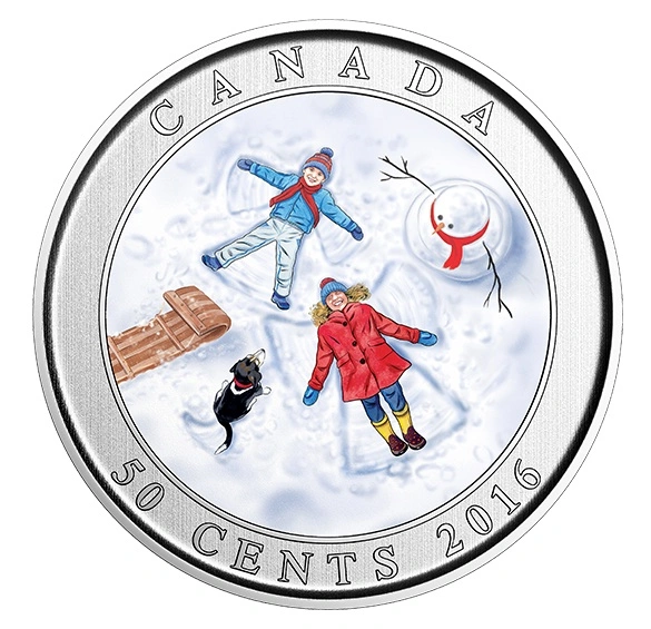 Фото Канадская 3D монета 
