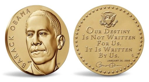 Фото Медали в честь Обамы