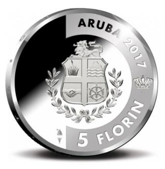 Фото На монетах Арубы поя