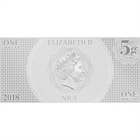 Фото Серебряная банкнота 