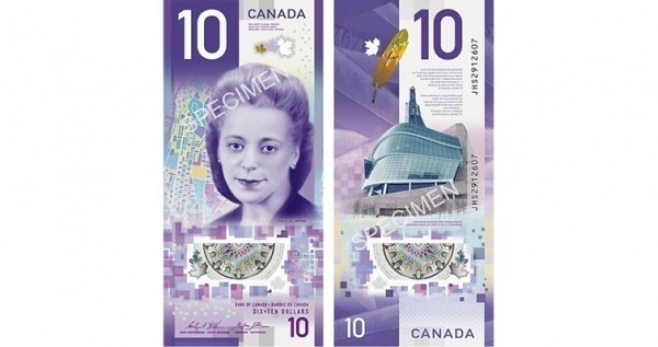 Фото Новая банкнота Канад