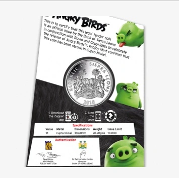 Фото Angry Birds на монет