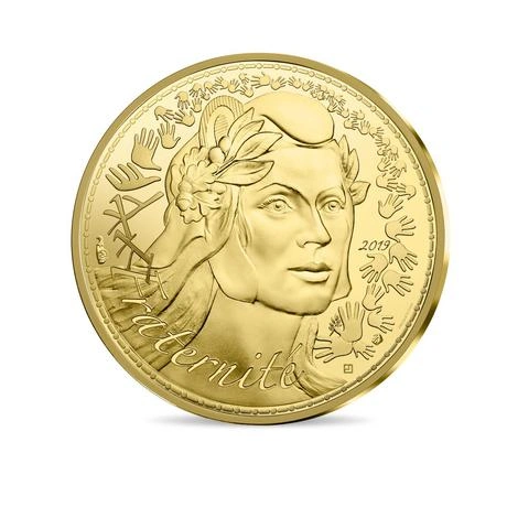 Фото Золотая монета «Мари
