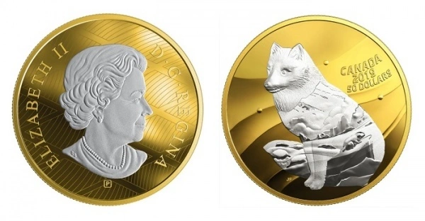 Фото Канадская монета с а