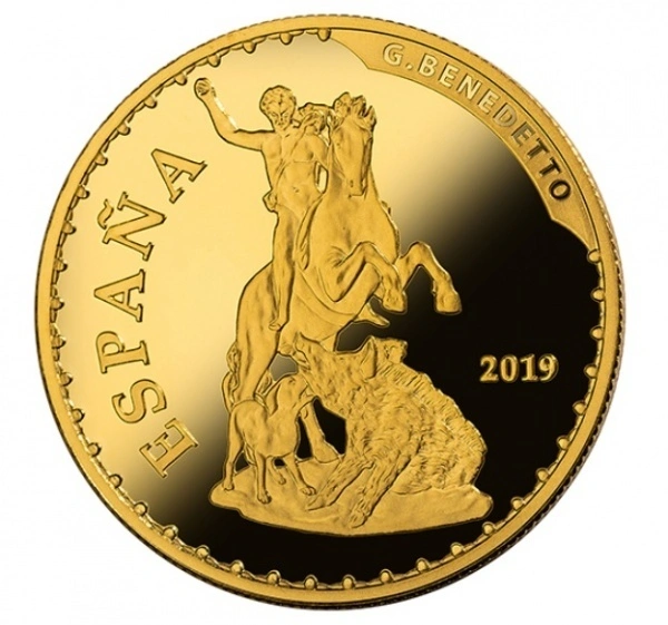 Фото Золотая монета Испан