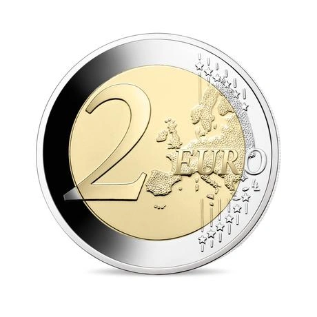 Фото 2 евро с изображение