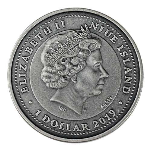 Фото Серебряная монета «Д