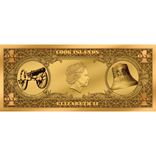 Фото Банкнота из золота п