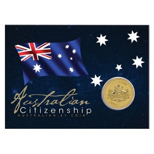 Фото Монета 1$ «Австралий