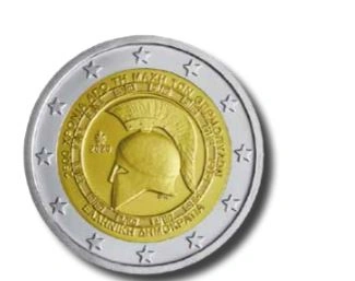 Фото Греция выпускает €2 