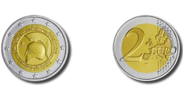 Фото Греция выпускает €2 