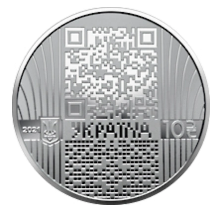 Фото Серебряная монета к 