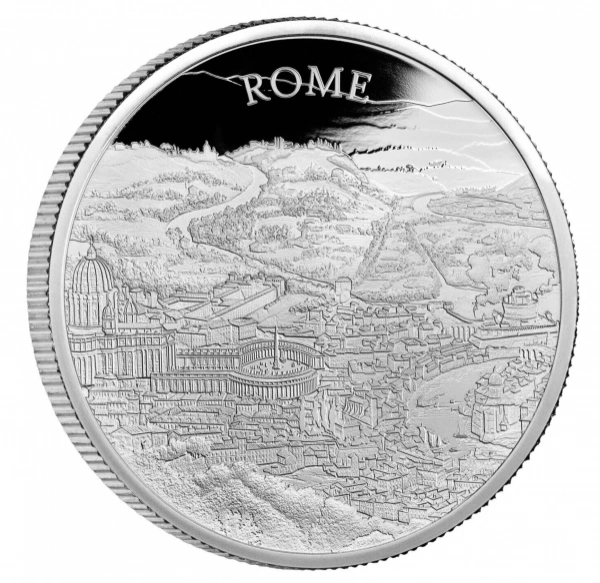 Фото Панорама Рима на бри