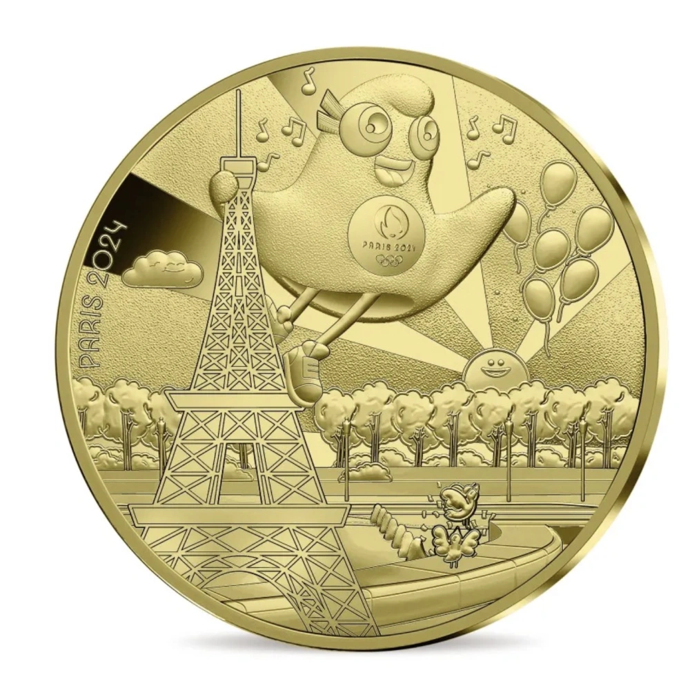Фото Золотые монеты с мас