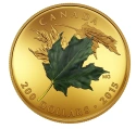 Читать новость нумизматики - Набор монет Канады из золота с кленовым листом