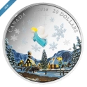 Читать новость нумизматики - Канадские монеты к Рождеству «Стеклянный венецианский ангел»