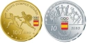 Читать новость нумизматики - Испания представила серебряные и золотые монеты в честь Олимпиады 2016