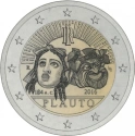 Читать новость нумизматики - Италия представила 2-евровую монету обращения «Тит Макций Плавт»