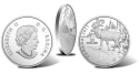 Читать новость нумизматики - Карибу украсил новые серебряные монеты Канады 20 долларов