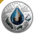 Читать новость нумизматики - «Подводный мир Канады» - серебряная 3D монета  с объемной каплей