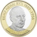 Читать новость нумизматики - Портрет Ристо Хейкки Рюти на новых биметаллических монетах Финляндии 2017
