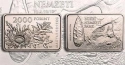 Читать новость нумизматики - Венгрия выпустила прямоугольную памятную монету