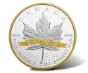 Читать новость нумизматики - Канада чествует кленовый лист позолоченной монетой