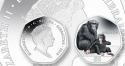 Читать новость нумизматики - Шимпанзе – тема второй монеты с приматами от Pobjoy