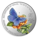 Читать новость нумизматики - Голубая бабочка парит на израильской монете