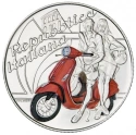 Читать новость нумизматики - Красный Vespa украсил монету Италии