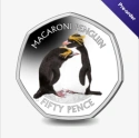 Читать новость нумизматики - Пара золотоволосых пингвинов – тема монет Pobjoy Mint