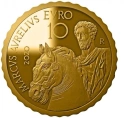 Читать новость нумизматики - Марк Аврелий на новых 10 евро Италии