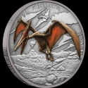 Читать новость нумизматики - Птеродактиль на серебряной монете 2$ «Динозавры»