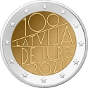 Читать новость нумизматики - 2 евро 2021 года «100 лет признания Латвии (Латвийской республики)»
