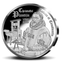 Читать новость нумизматики - Типограф и издатель Кристоф Плантен на серебряных 10 евро Бельгии