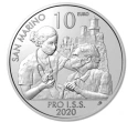 Читать новость нумизматики - 10 евро Сан-Марино: COVID-2019 и благодарность медикам 