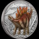 Читать новость нумизматики - Цветной стегозавр на 2 долларах Ниуэ