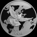 Читать новость нумизматики - Голубь мира на 3 рублях «75 лет ООН» 