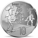 Читать новость нумизматики - Счастливый Люк – ковбой из комиксов – на 10 и 50 евро Франции 