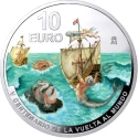 Читать новость нумизматики - Элькано и Магеллан на 10 цветных евро «Прохождение пролива Магеллана» («5 столетий первому кругосветному путешествию»)