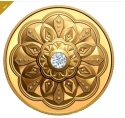 Читать новость нумизматики - Золотая монета-цветок с бриллиантом – 200 долларов Канады 