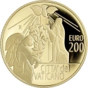 Читать новость нумизматики - Архангел Гавриил на 200 золотых евро Ватикана 