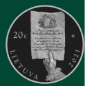 Читать новость нумизматики - 230 лет первой конституции Европы на 20 евро Литвы 