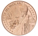 Читать новость нумизматики - Статуя святого Петра в Ватикане на 20 евро