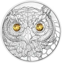 Читать новость нумизматики - Сова с кристаллами Сваровски на 20 евро
