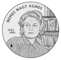 Читать новость нумизматики - Венгерская поэтесса Агнеш Немеш Надь на 2000 и 15000 форинтах