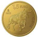 Читать новость нумизматики - Бык на золотых 1.5 евро
