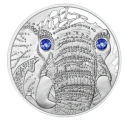 Читать новость нумизматики - Слон с голубыми кристаллами Сваровски на 20 евро